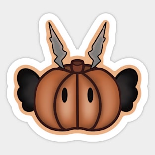 Pumpkin Mothman Sticker